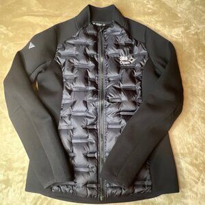 Level Wear Women's Golf Jacket Sz M Black Front Puffer Zip Up Coat 3M Open NWOT